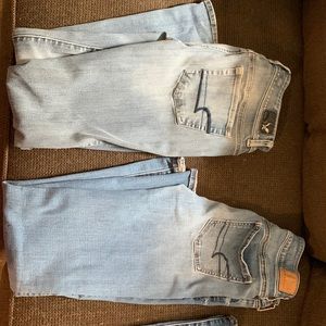 American eagle jeans 5 pairs 25 dollars a piece or all for 100